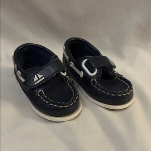 Superoos Baby Navy Moccasin Boat Shoes